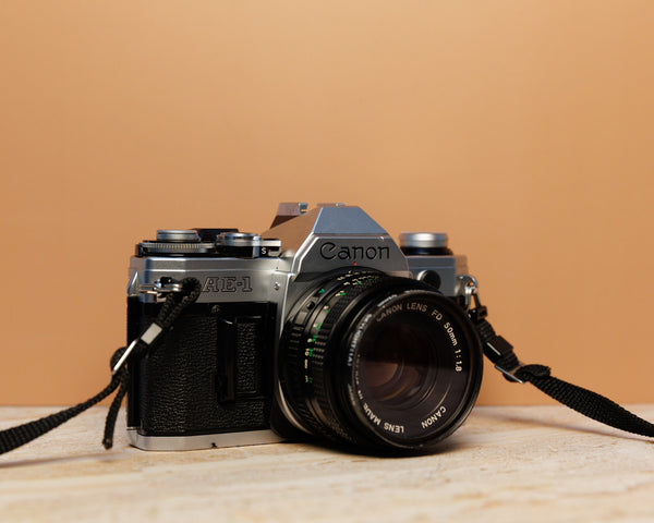 Canon AE-1 W/ 50mm F1.8 - Halide and Grain