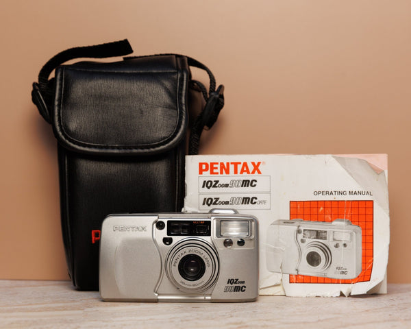 Pentax IQZoom 90MC 35mm Point & Shoot Film Camera AF Flash Date - Halide and Grain